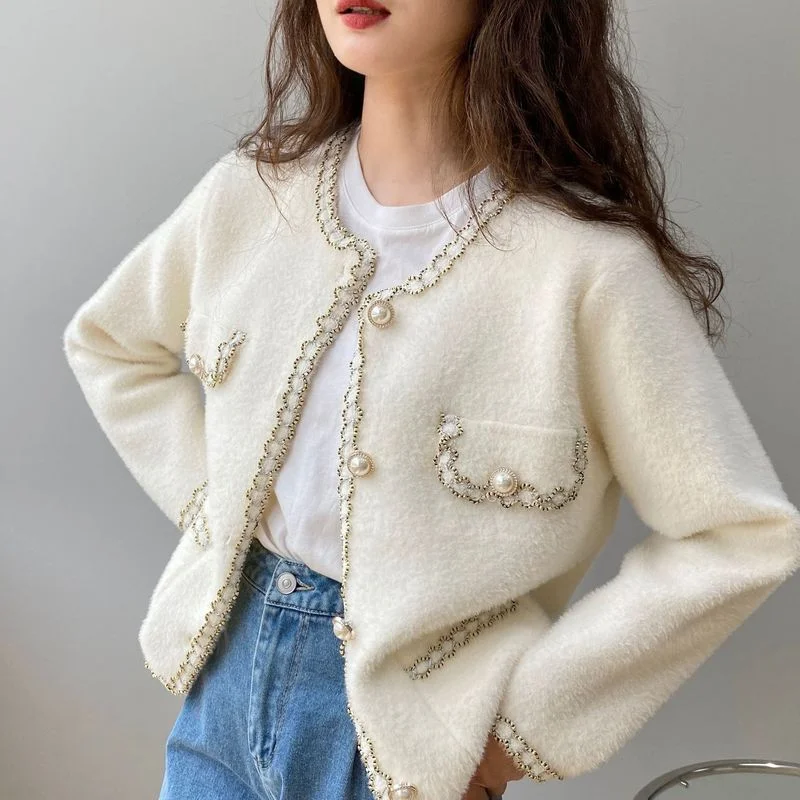 

Кардиган женский, осенний, яркий, свободный, с длинным рукавом