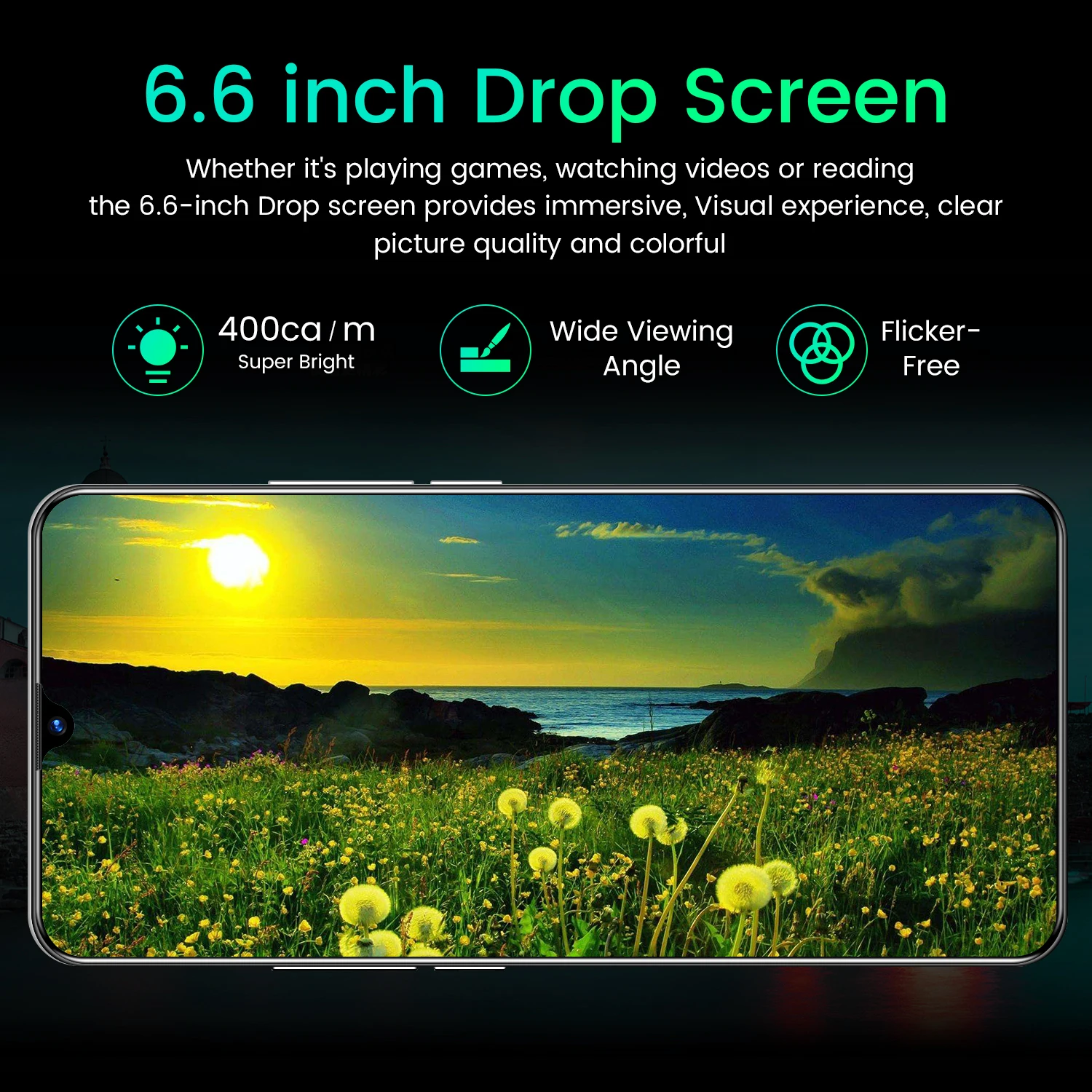 for vivo x60pro 2021 new 5gsmartphone with 6 6 inch water drop screen 12512gb fast chargefor samsung huawei android 11 0 system free global shipping