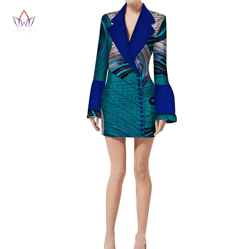 Осенняя куртка блузка африканская одежда с принтом воска бренд Дашики для женщин