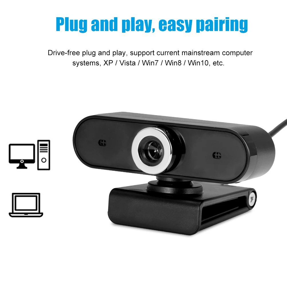 Веб камера USB2.0 с микрофоном для компьютера 360 градусов|Веб-камеры| |