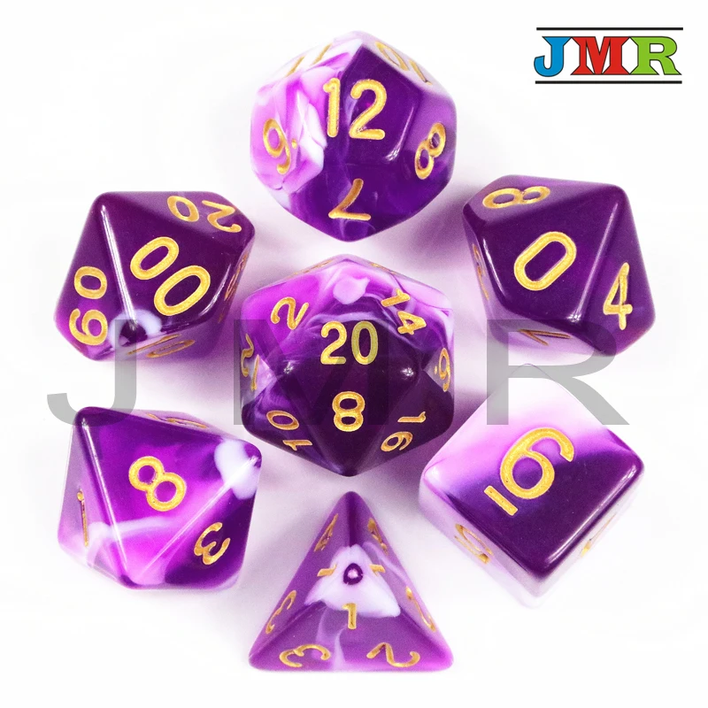 7 шт трпг кости для DnD D4 D20 многосторонние игровые аксессуары настольной игры|board