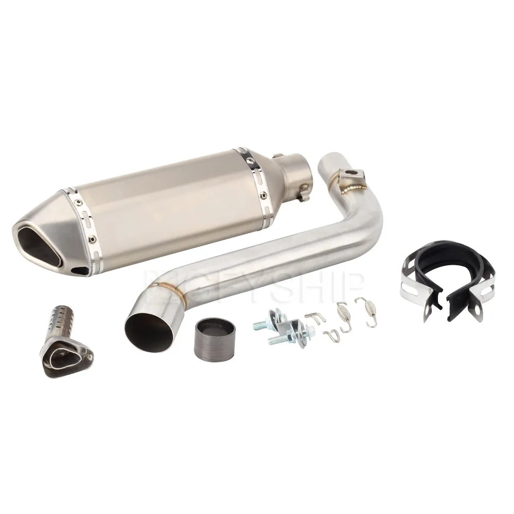 For Suzuki DR650 1996 - 2019 2020 DR 650 SE 96-20 DR650 DR 650 Escape Slip-on Motorcycle Exhaust Muffler And Link Pipe System