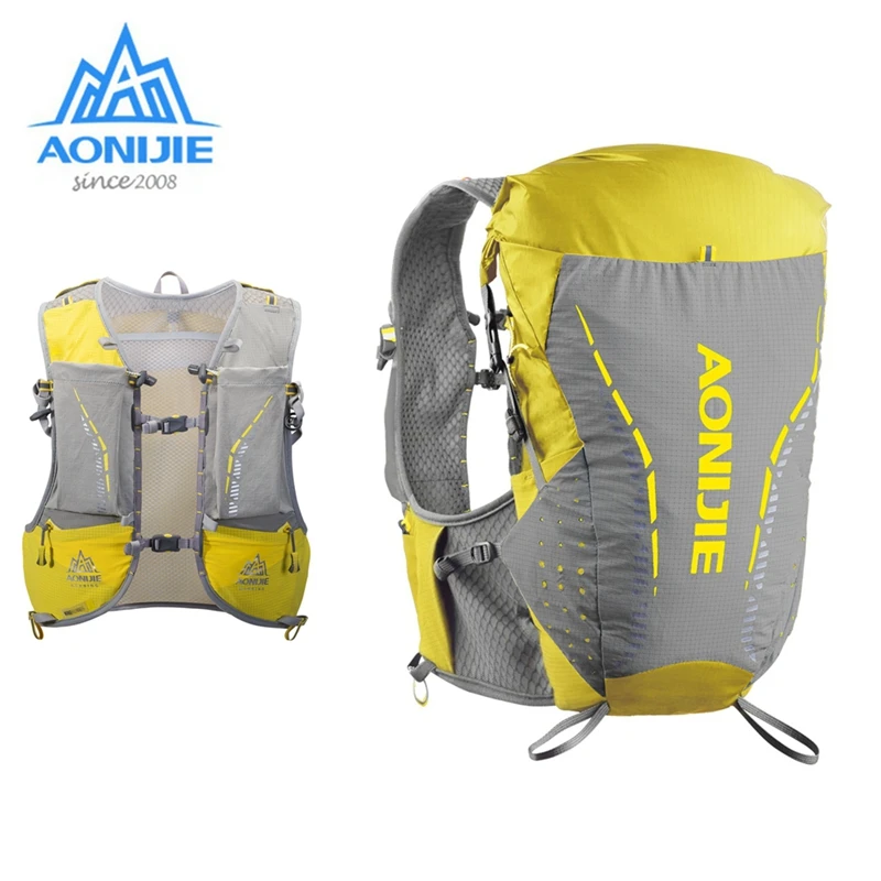 AONIJIE 18L Hydration Backpack Ultralight Pack Marathon Vest Sports Bags For Outdoor Camping Hiking Trail Running Jogging C9104