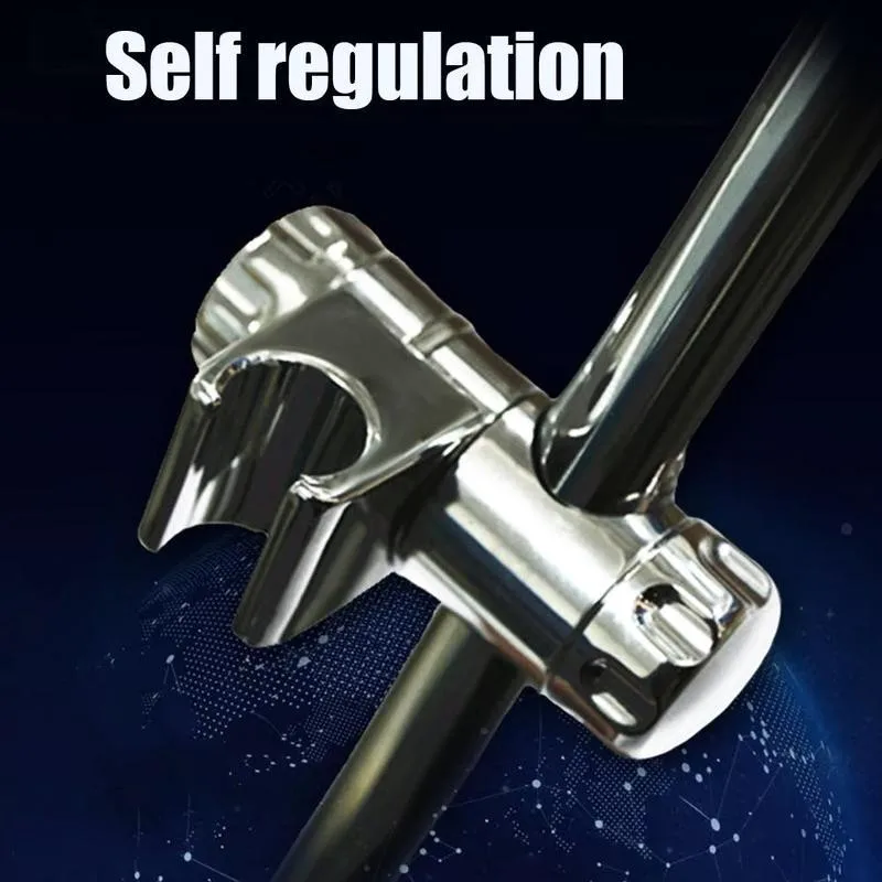 

Shower Head Holder Bathroom Adjustable Replacement Rails Shower Fits Strong Riser ABS 25mm Holder P4F6