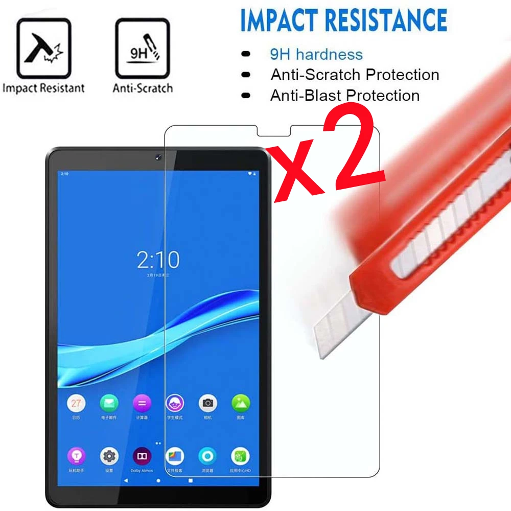 

2Pcs Tablet Tempered Glass Screen Protector Cover for Lenovo Tab M7 TB-7305F/TB-7305X 7 Inch HD Full Coverage Protective Film