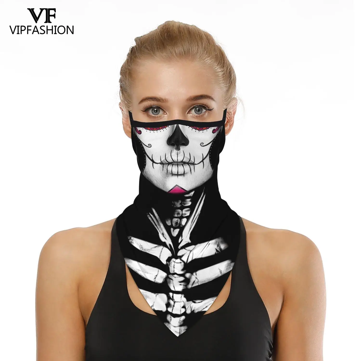 VIP модные забавные взрослые в стиле Джокер с принтом скелета Балаклава Лыжная