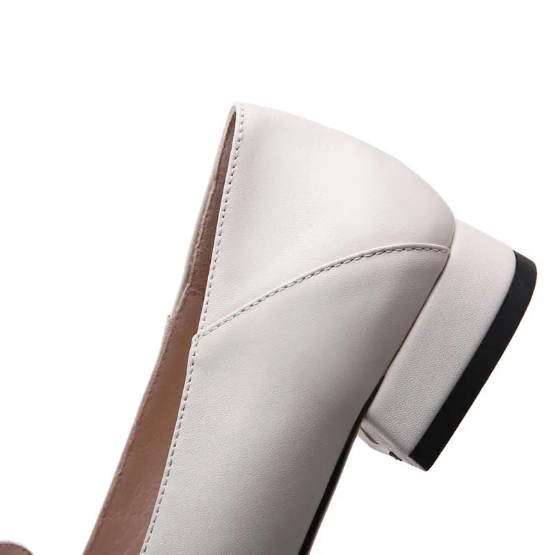 Женские лоферы из коровьей кожи сезон весна-осень Повседневная обувь G098 Новинка