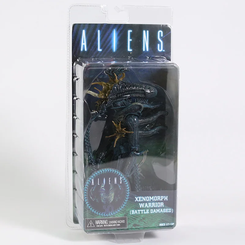 Инопланетянин NECA Xenomorph Warrior Battle коллекция экшн-фигурок с поврежденным