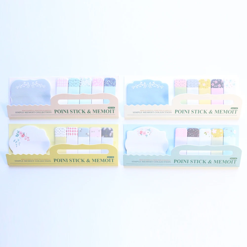 Оригинальный креативный мультяшный цветочный дизайн Domikee индексный ярлык липкий