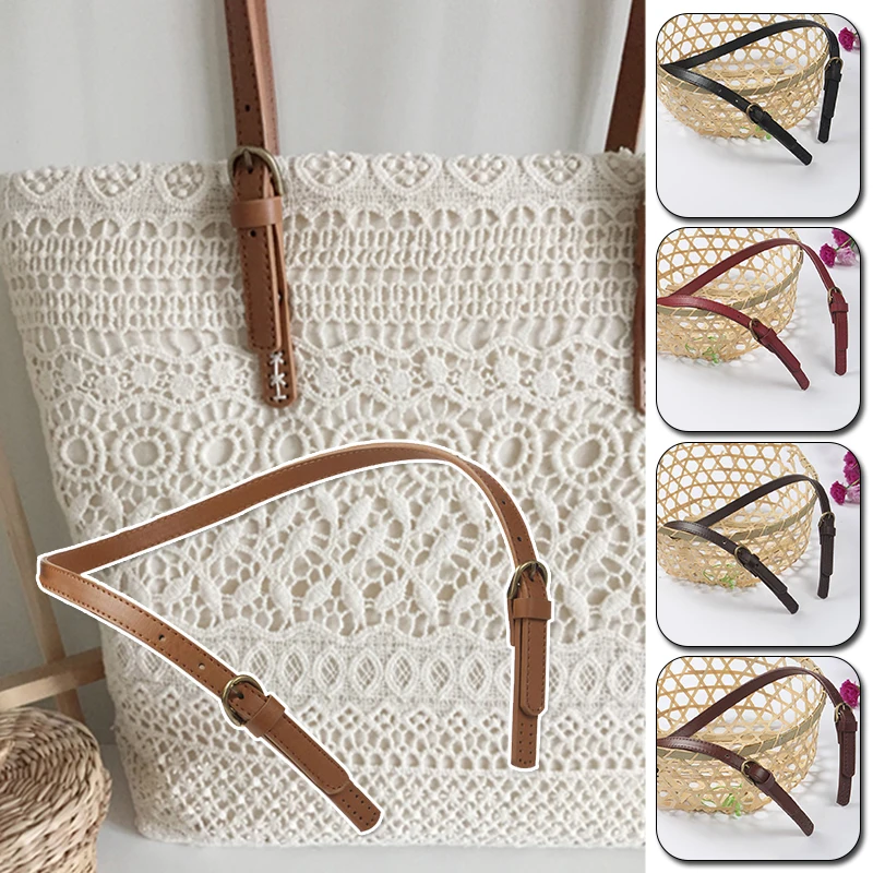 

1PC Women Bag Chain PU Leather Shoulder Straps Replacement For Bag Handmade Craft Fashion High Quality Handles Hardware