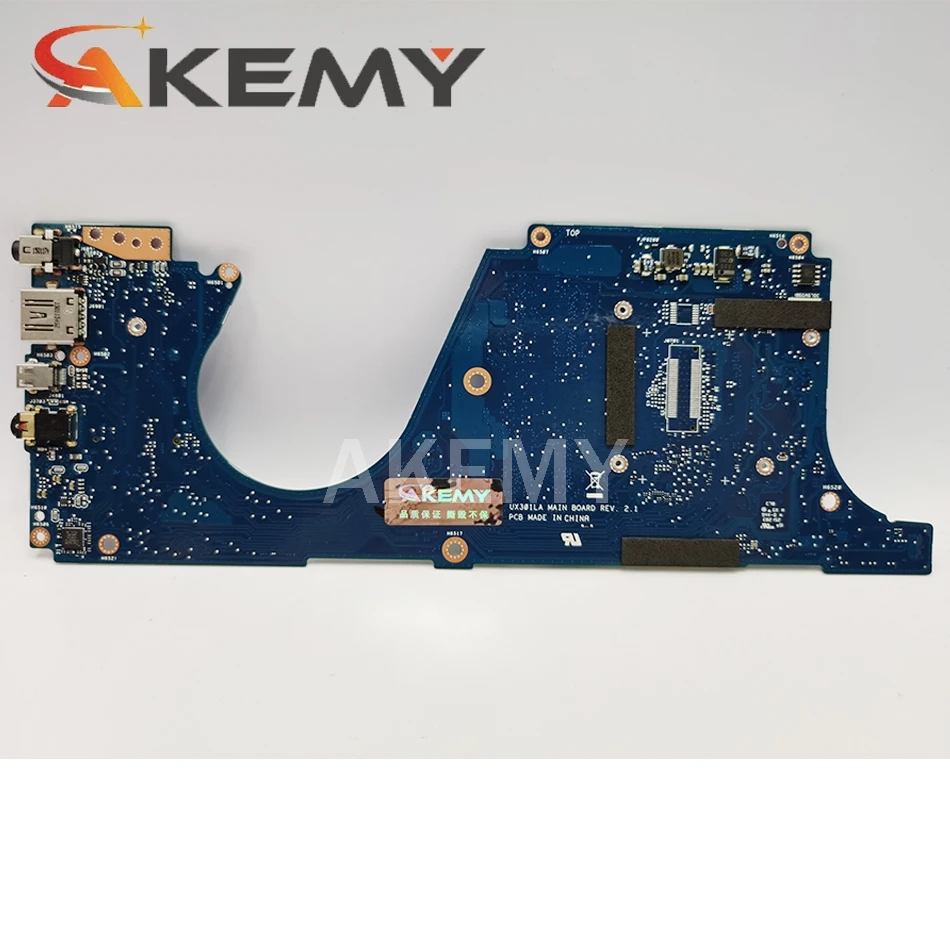 UX301LA материнская плата 8G i7 4500U для Asus UX301LAA UX301L UX301 ноутбука плата|asus rev|motherboard with cpu
