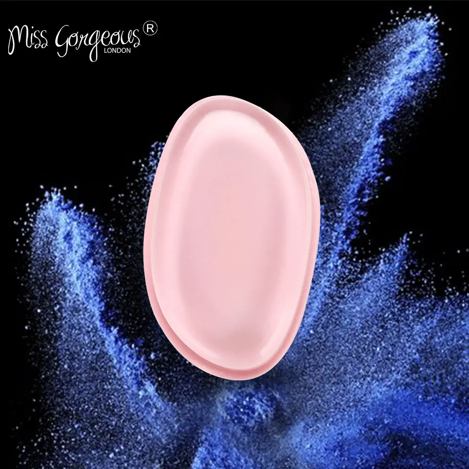 Бренд Miss Gorgeous 1 шт. розовый Силиконовый смеситель спонж для макияжа Жидкая основа