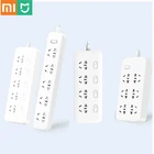 Удлинитель Xiaomi Mijia Power Strip, 2500 Вт, 10 А, 6 стандартных розеток, 5 стандартных розеток, 4 розетки с кабелем 1 м, 5 м