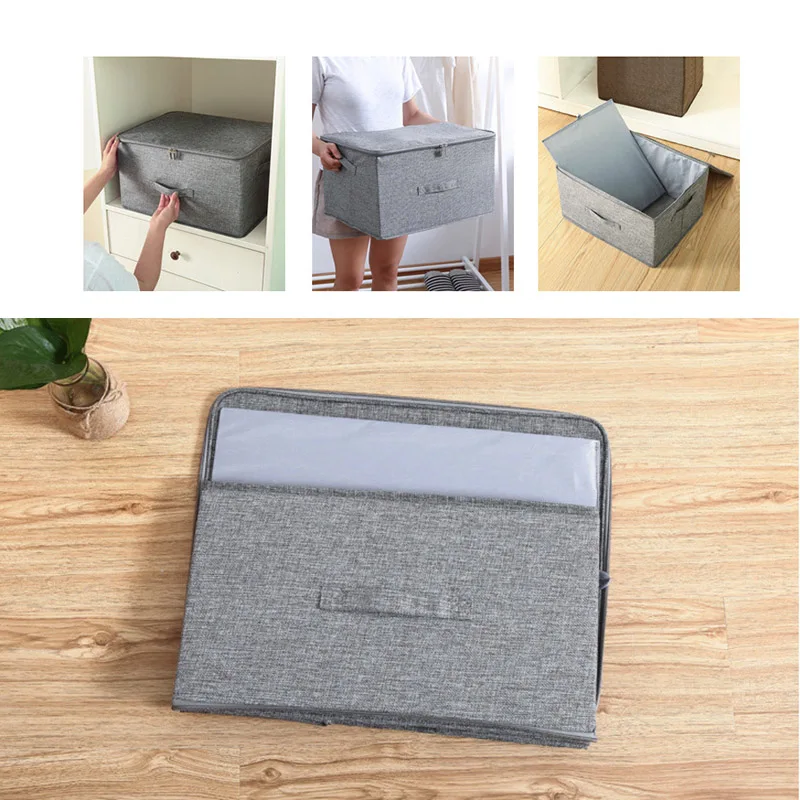 Складная коробка для хранения на молнии моющийся органайзер бюстгальтеров