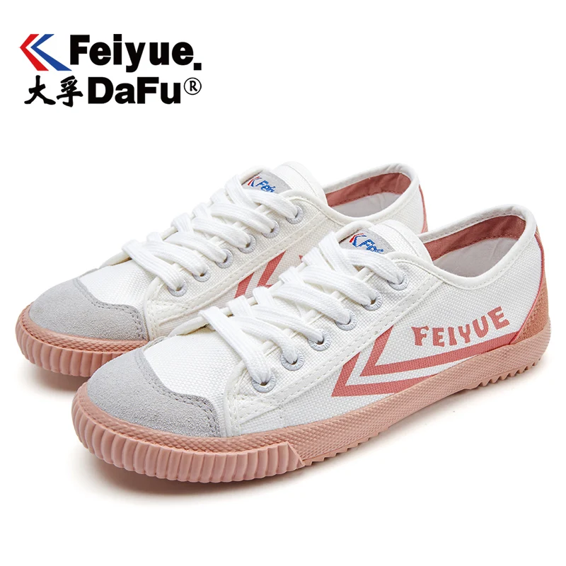 Feiyue/Новинка 2084 года; парусиновая обувь; оригинальная женская обувь; вулканизированные кеды; Женская дышащая повседневная обувь; 2 цвета; нескользящая обувь