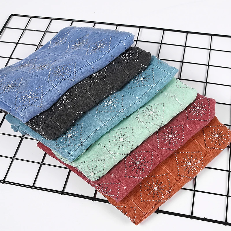 Оптовая продажа шали мусульманский винтажный головной платок летняя вискозная