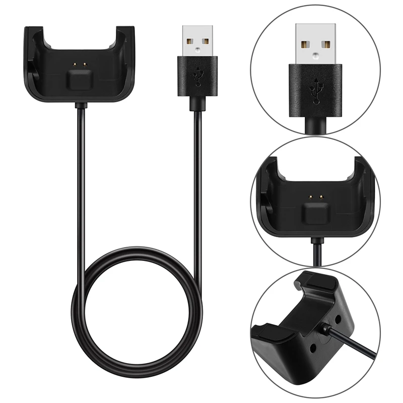 usb charging cable cradle dock charger for xiaomi huami amazfit bip smart watch youth edition smartband chargers free global shipping
