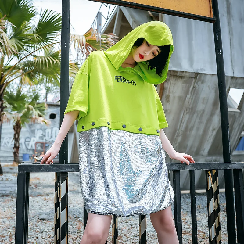 Max LuLu/Новинка 2020 года Модные летние женские платья с блестками в стиле пэчворк