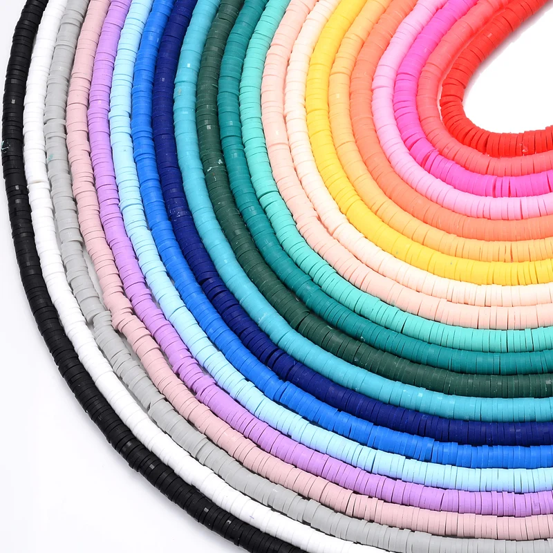 Плоские круглые бусины 5 мм из полимерной глины чип диск свободные разделители