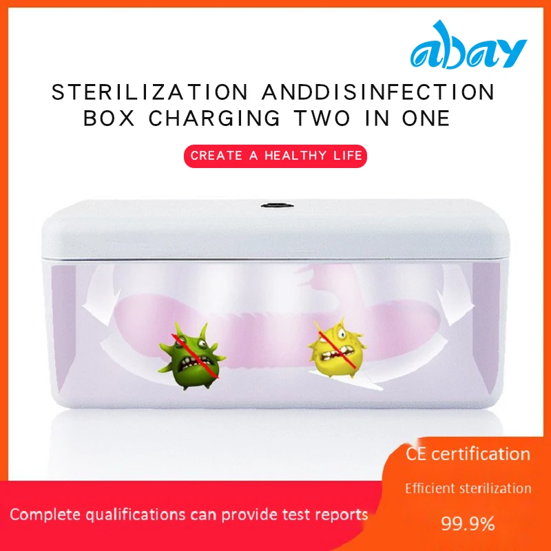 Новое портативное вибрирующее яйцо Abay УФ ультрафиолетовое серирование очистка