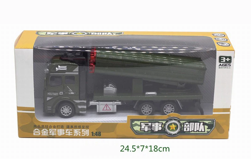 1:48 Diecast Military Vehicles Alloy Car Army Tank Model Toys for Children Plastic Gliding Truck Kids Toy Gifts Boy | Игрушки и хобби