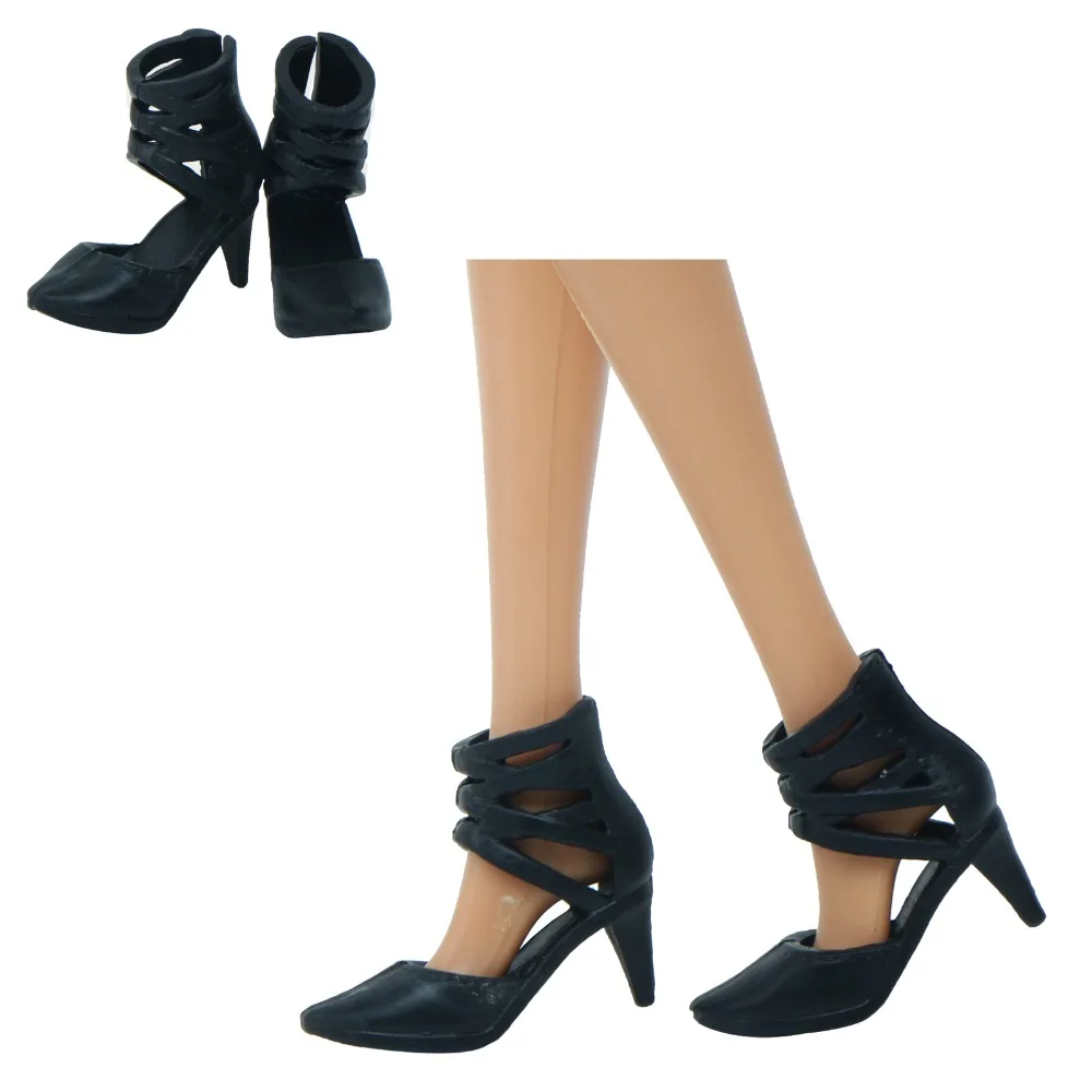 1 Pairs High Quality Doll Shoes Mix Style Heels Boot Sandals Dress Up Accessories for Barbie Dollhouse Kids Toy | Игрушки и хобби