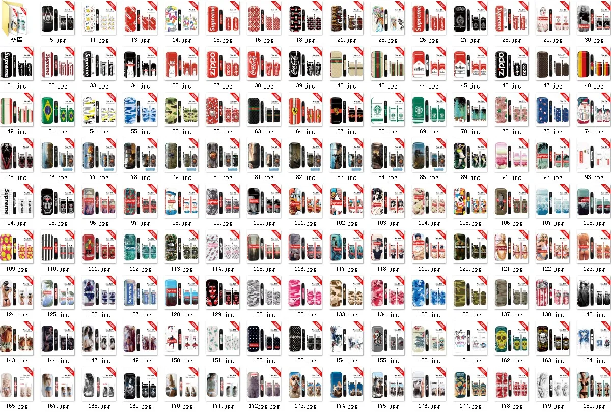 10pcs note or random ГОРЯЧАЯ Оригинальная 331332 IQOS наклейка протектор кожи 3M для IQOS электронная сигарета модная наклейка - Цвет: 10pcs note or random