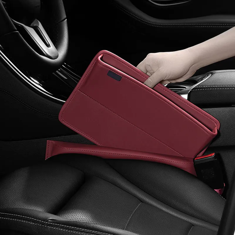 

Держатель для телефона, органайзер, автомобильный ящик для хранения, кожаный чехол для автомобильного сиденья, пробка для зазора, два в одно...