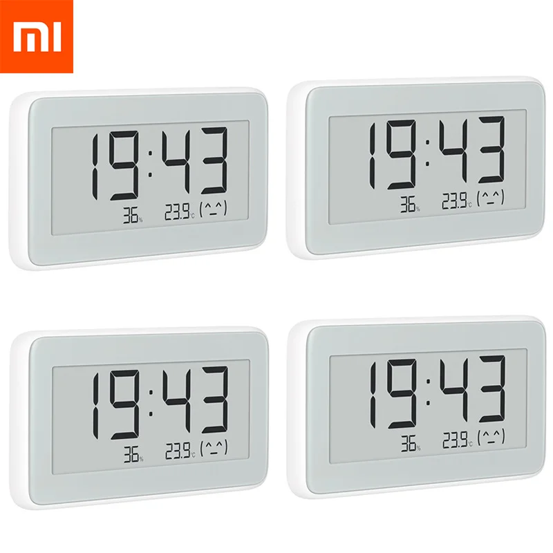 Xiaomi Mijia BT4.0 беспроводные умные электрические цифровые часы для помещений и улицы, гигрометр, термометр, ЖК-измерительные приборы для измерения температуры