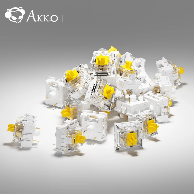 

Original AKKO Gateron Switch Mechanical Keyboard 45PCS Hotswap Tactile Linear Custom Lubed Mx Switches For DIY Gamer Axis Shaft