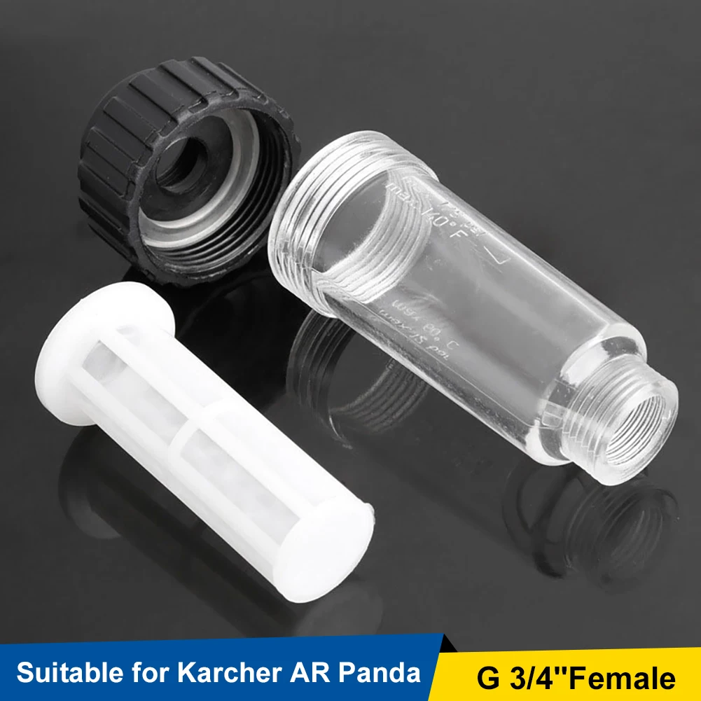 

High Pressure Washer Water Filter Replacement Kit With 2 Filter 3/4 Fitting for Karcher K2 K3 K4 K5 K6 K7 Lavor Champion Nilfisk