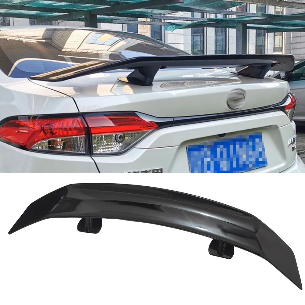 

Универсальная Задняя Крышка багажника, автомобильный спойлер из воздушной фольги, крылья Ducktail для Toyota Corolla Sedan, запчасти для тюнинга черного...