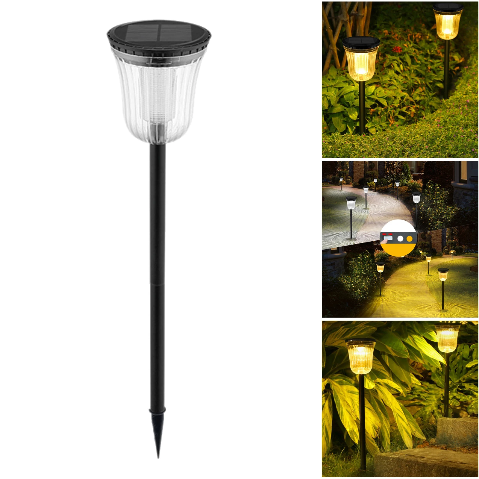 

Solar Powered Landscaping Spotlight LED Lamp Decor Path Walkway Deck Stair
