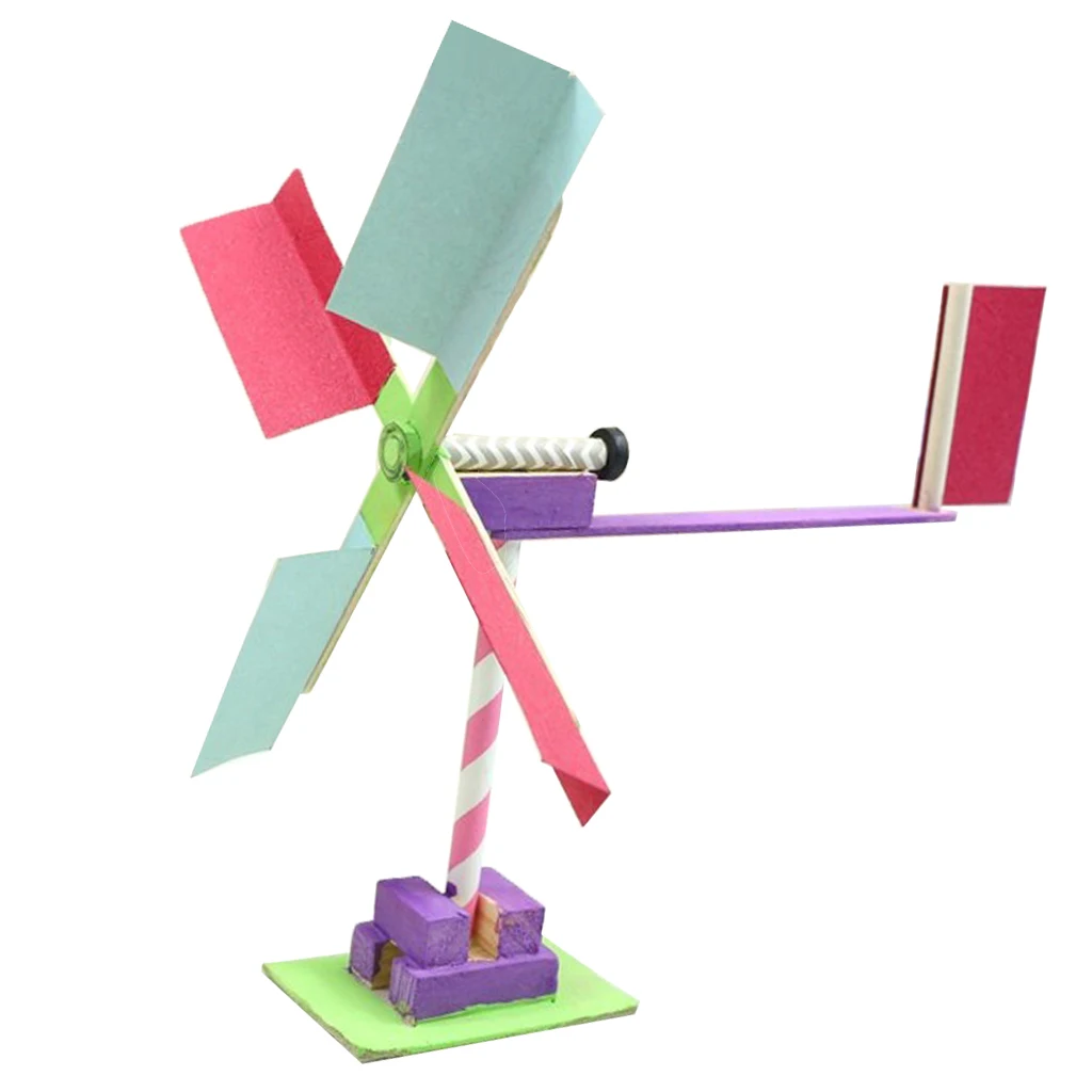 

DIY Windmill Anemoscope Model Educational Physical Science Toys For Kids