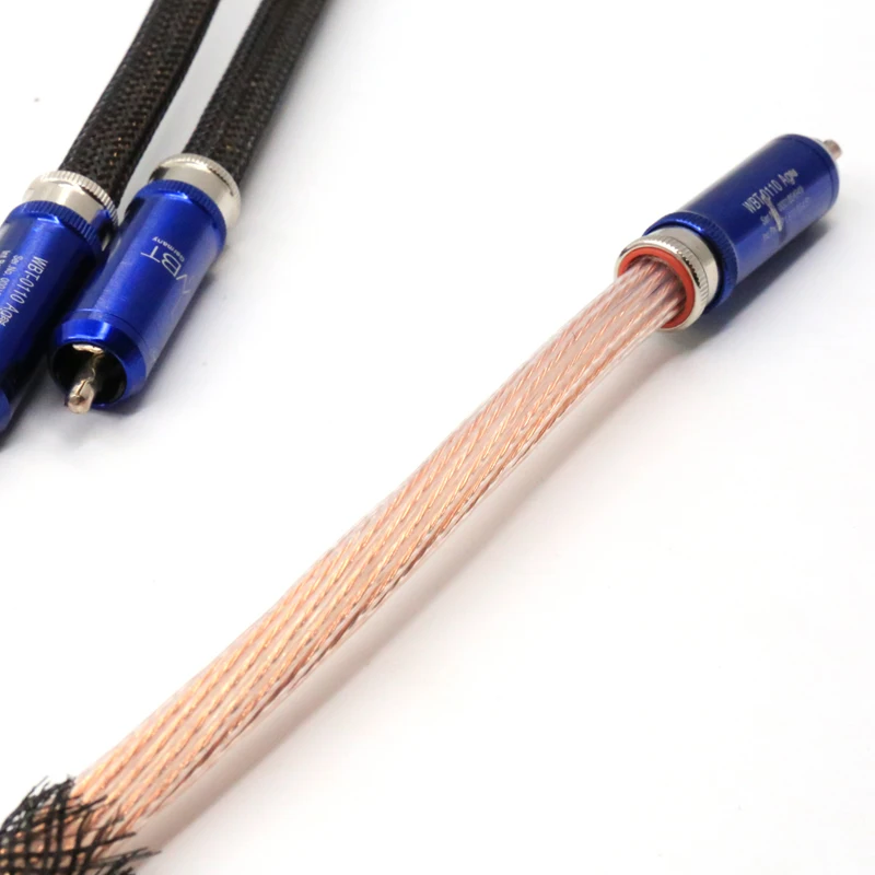 HIFI Audio RCA Cable Jorma Design Statement Interconnect with WBT-0110Ag Connector Plug | Электроника