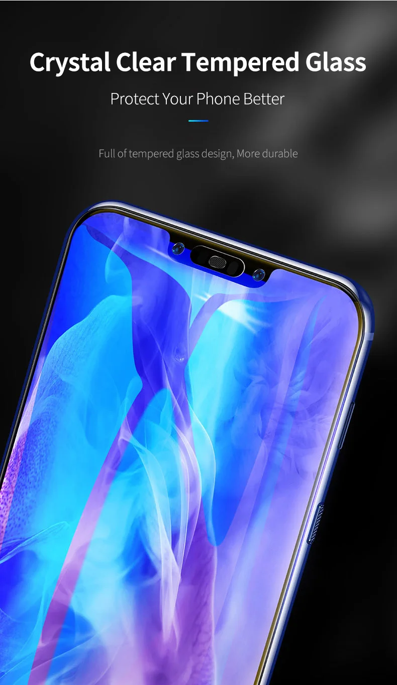 YBD закаленное стекло для huawei p20 p30 mate 20 30 10 lite y9 Защитное стекло для honor 10 lite Защитная стеклянная пленка