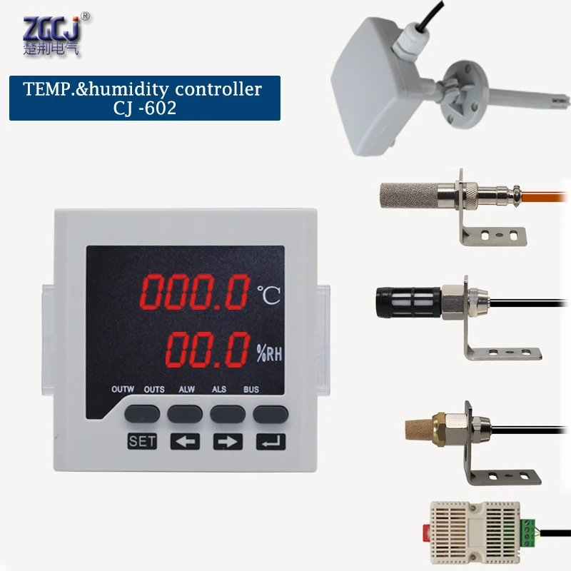 Função de Alarme Temperatura Umidade Controlador Aquecimento Refrigeração Umidificação Desumidificação Estufa Incubação Forno Armazenamento a Frio Instrumentos de temperatura