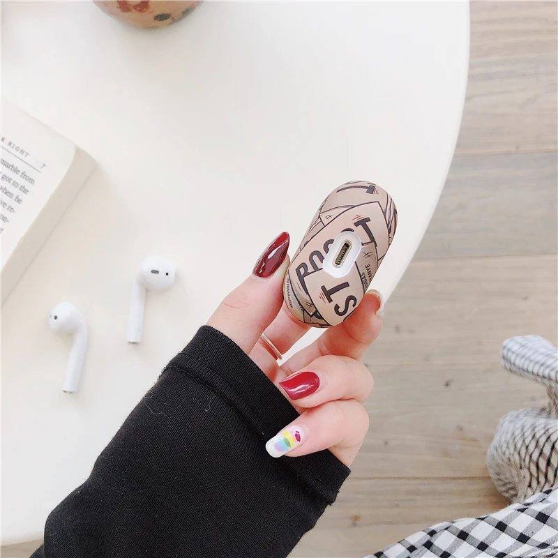 Новинка Беспроводная bluetooth гарнитура Усилитель чехол для Airpods 2 1 Kanye Omari West Trend 350