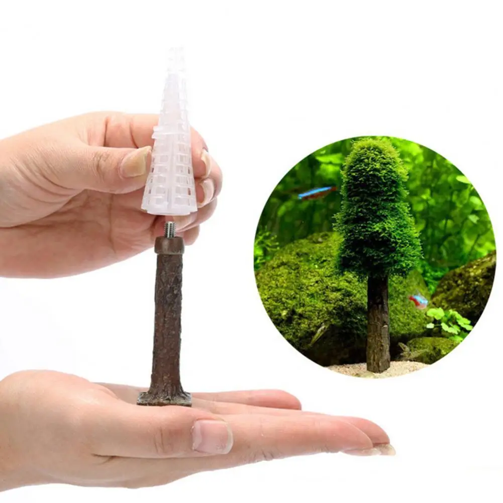 

Plastic Harmless Fake Christmas Tree Aquarium Decoration Safe Artificial Tree Ornament Light Weight for Shrimp
