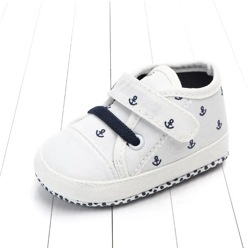 Baby Boy Shoes White Детская обувь, обувь с мягкой подошвой для первых шагов, Осенняя детская весенняя обувь, обувь для новорожденных мальчиков и девочек, Размер 1, 2, 3 - Цвет: Baby Boy Shoes White
