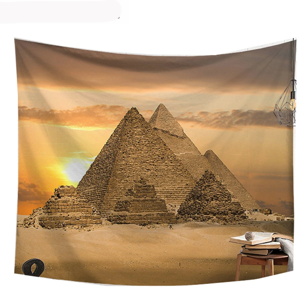 Прямая поставка Египетский гобелен настенное покрывало из полиэстера 3d принт