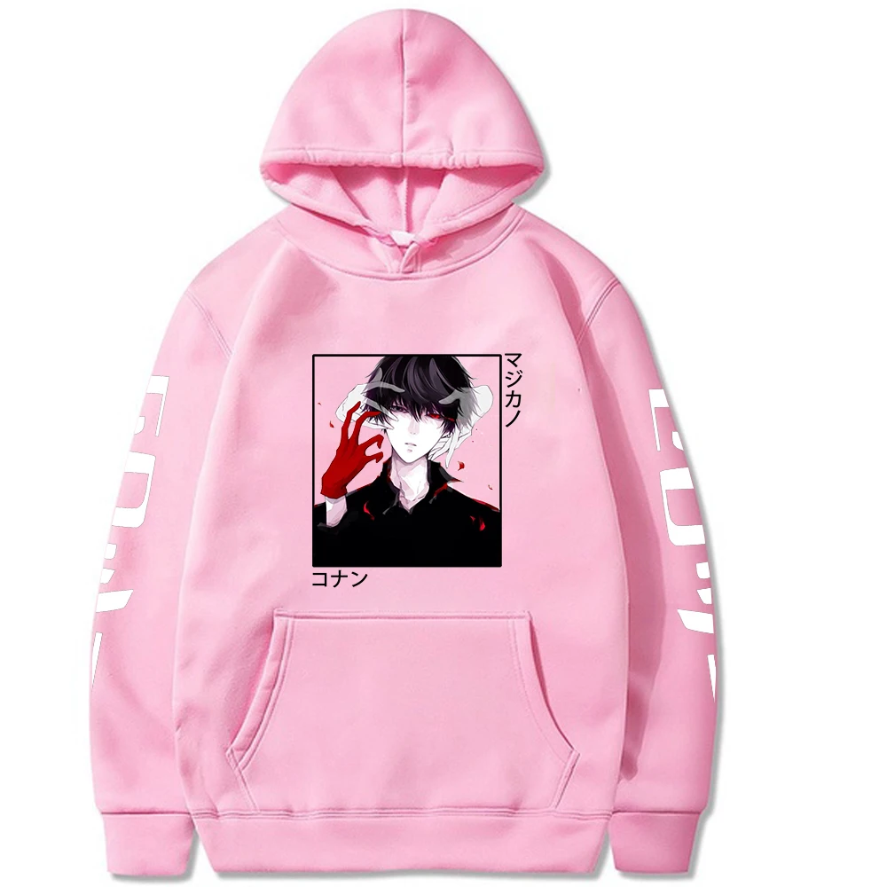 

Japan Anime hoodies Boy hoodies print male sweatshirt female Harajuku hoodie sweatshirt NEW 2021 heat Cartoon printing Hoody