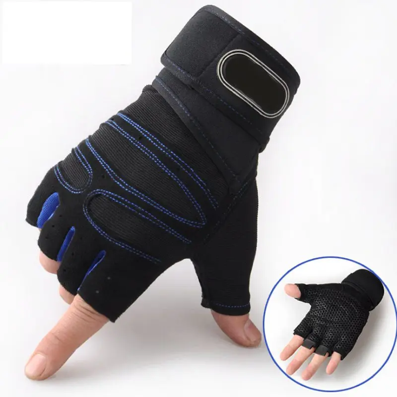 

Elastic Gym Gloves Heavyweight Sports Exercise Weight Lifting Gloves Body Building Training Sport Fitness Gloves One size Glove