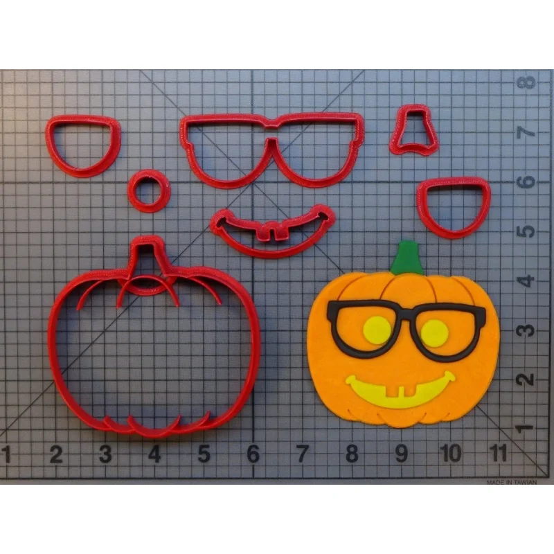 Овощная серия в форме тыквы Паровая хлебное печенье помадная камедь паста резак