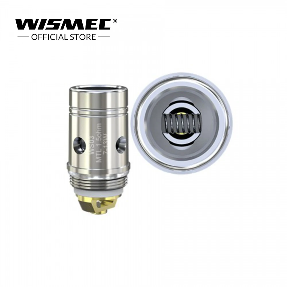 [Официальный магазин] оригинальная Wismec WS Coil WS01 Ом/WS02 0.25ом/WS03 1.5ом/WS04 1.3ом головка/WS M