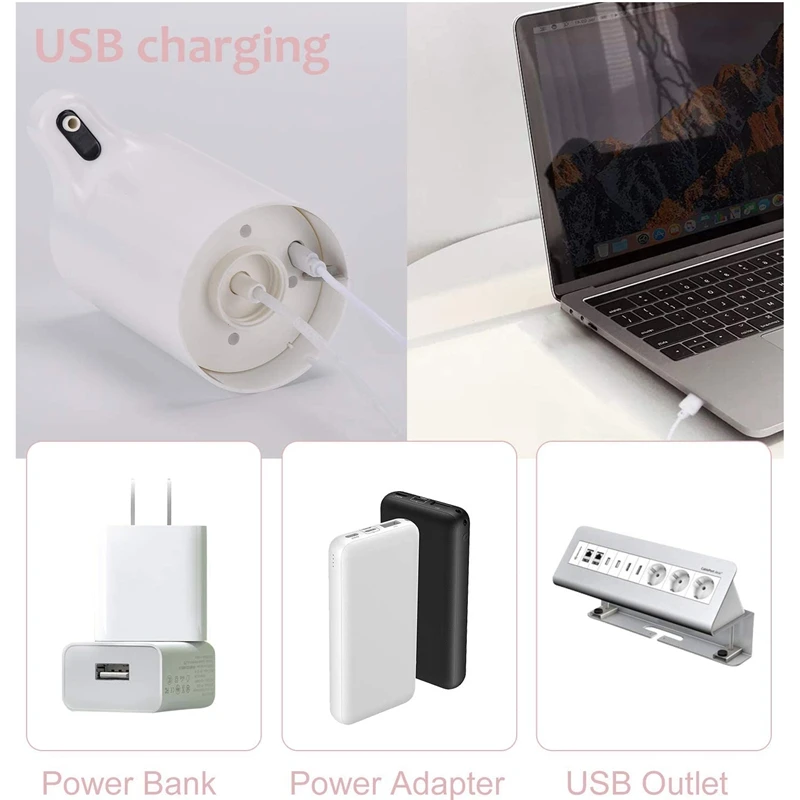 

2 Pack Automatic Soap Dispenser,Hand-Free Countertop Automatic Foaming Soap Dispenser, Automatic Soap Pump for Bathroom