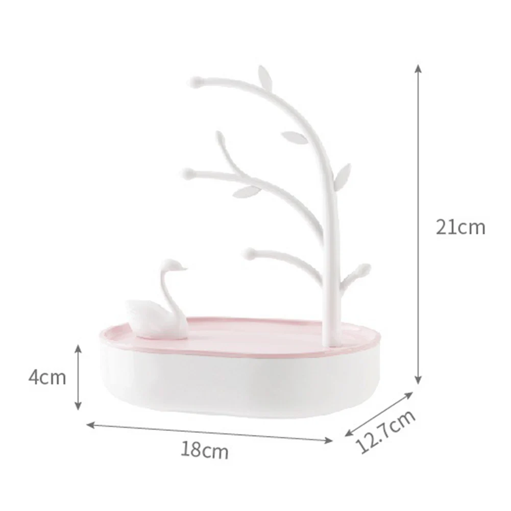 

Women Jewelry Box Swan Lake Jewelry Organizer Ring Earring Necklace Dispaly Holder Storage Box Birthday Gift for women Accessori