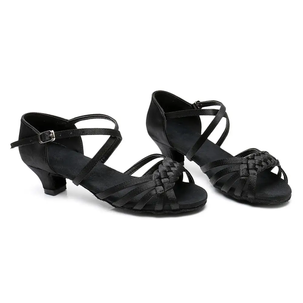 Latin Dance Shoes Salsa For Women Girls Children Indoor Tango Ballroom Dancing High Quality Dropshipping | Спорт и развлечения
