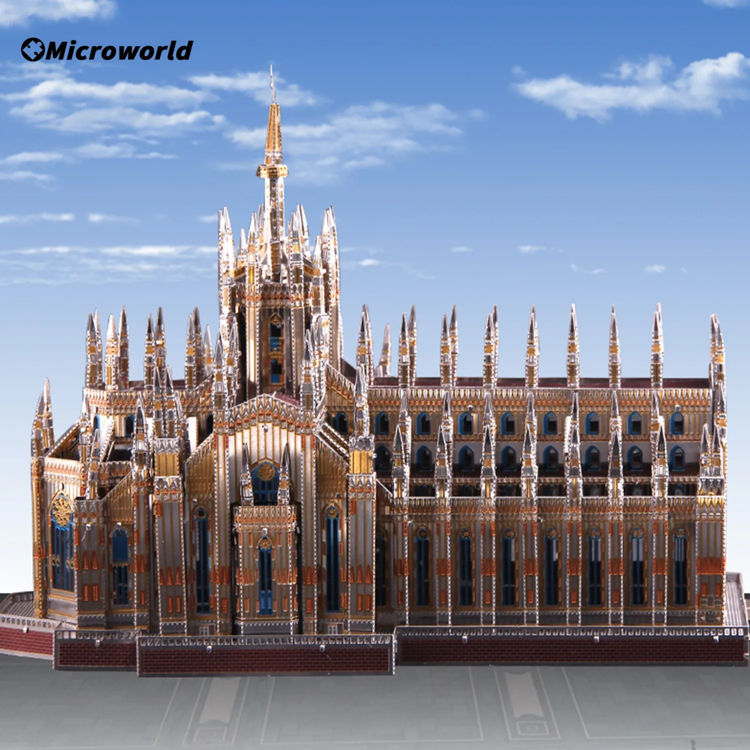 Металлический 3D-пазл Microworld, Миланский собор, Строительное искусство, лазерная вырезка, фотоигрушка, подарок на день рождения для подростков... (art.: 3920b79a1dcbb) - 3920b79a1dcbb