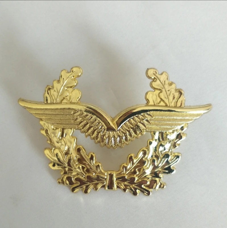 

Metal security cap emblem large cap badge electroplating commemorative badge process Badge